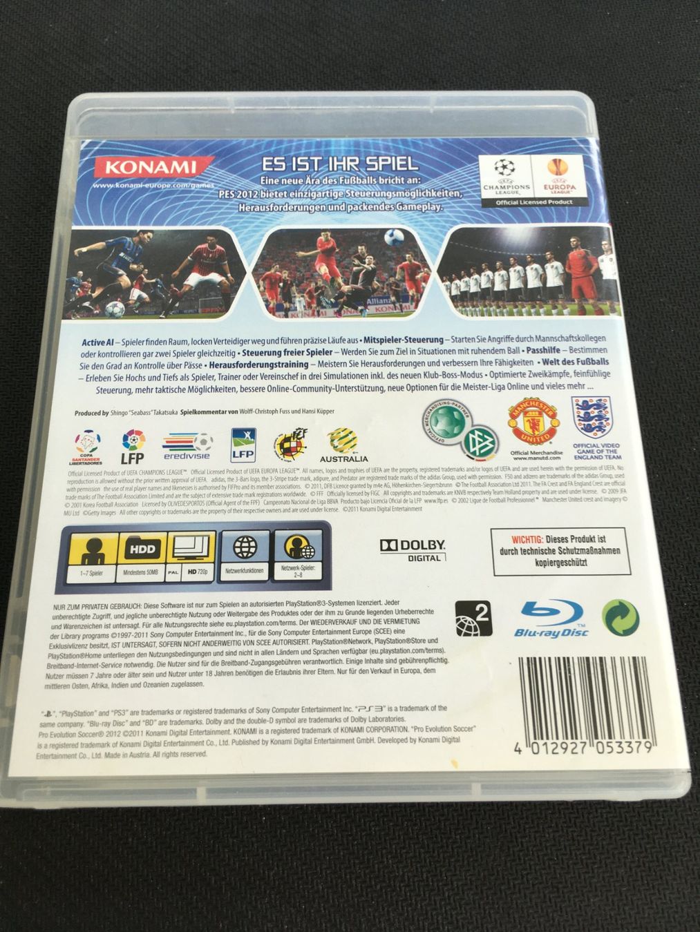 Sony Giochi: PES 2012 Pro Evolution Soccer 2012 - Playstation 3 / PS3 – Usato da St.Gallen venduto da Punktchen01 1