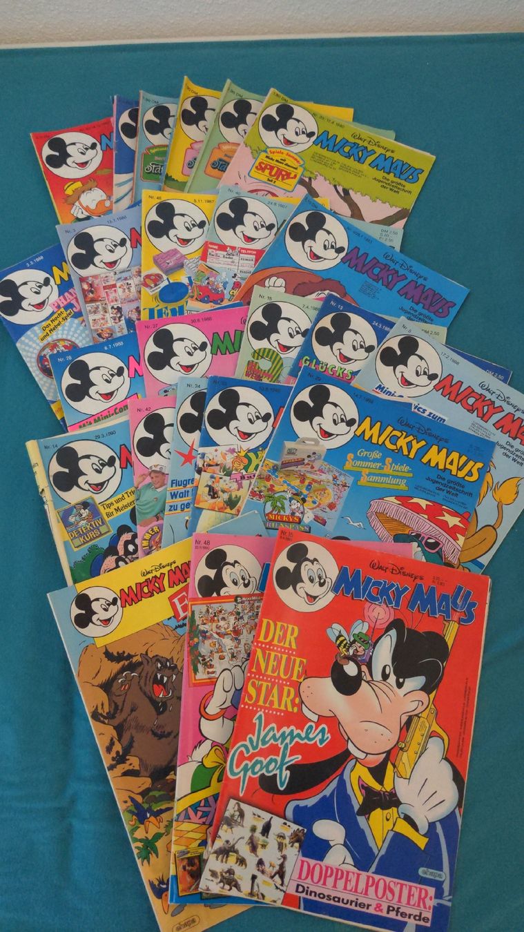Fumetti: 24x Micky Maus Comics Konvolut - 1980-1990 – Usato da Niederscherli venduto da Mon_Art