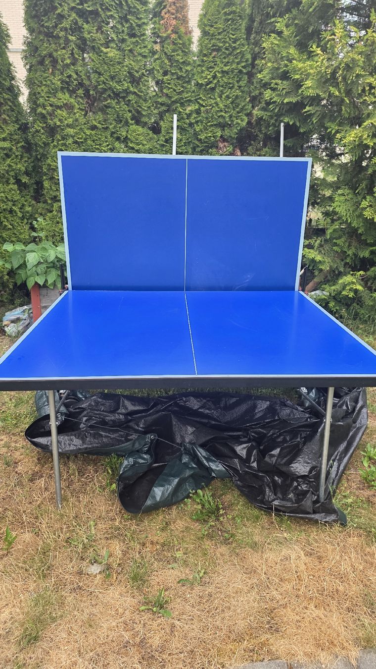 Tischtennis: Tischtennisplatte Tectonic blau – Gebraucht aus Unterentfelden von Fabiella