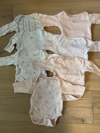 7x Baby Bodys Grösse 50 Langarm,