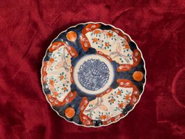 Japanischer Imari Porzellanteller, 19. Jh., 1850er