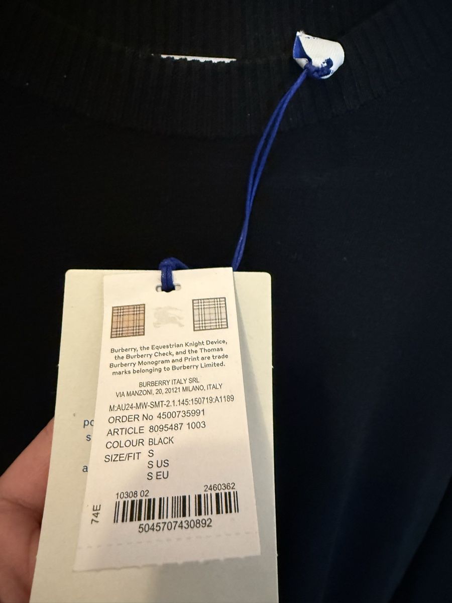 Burberry Maglioni & Felpe: Pull noir Burberry - S - – Nuovo e nell'imballaggio originale da Thônex venduto da PSOM 5