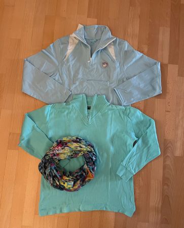 Skiunterzieh-Pullover / 2 Stück / Grösse 40/42 / Rundschal