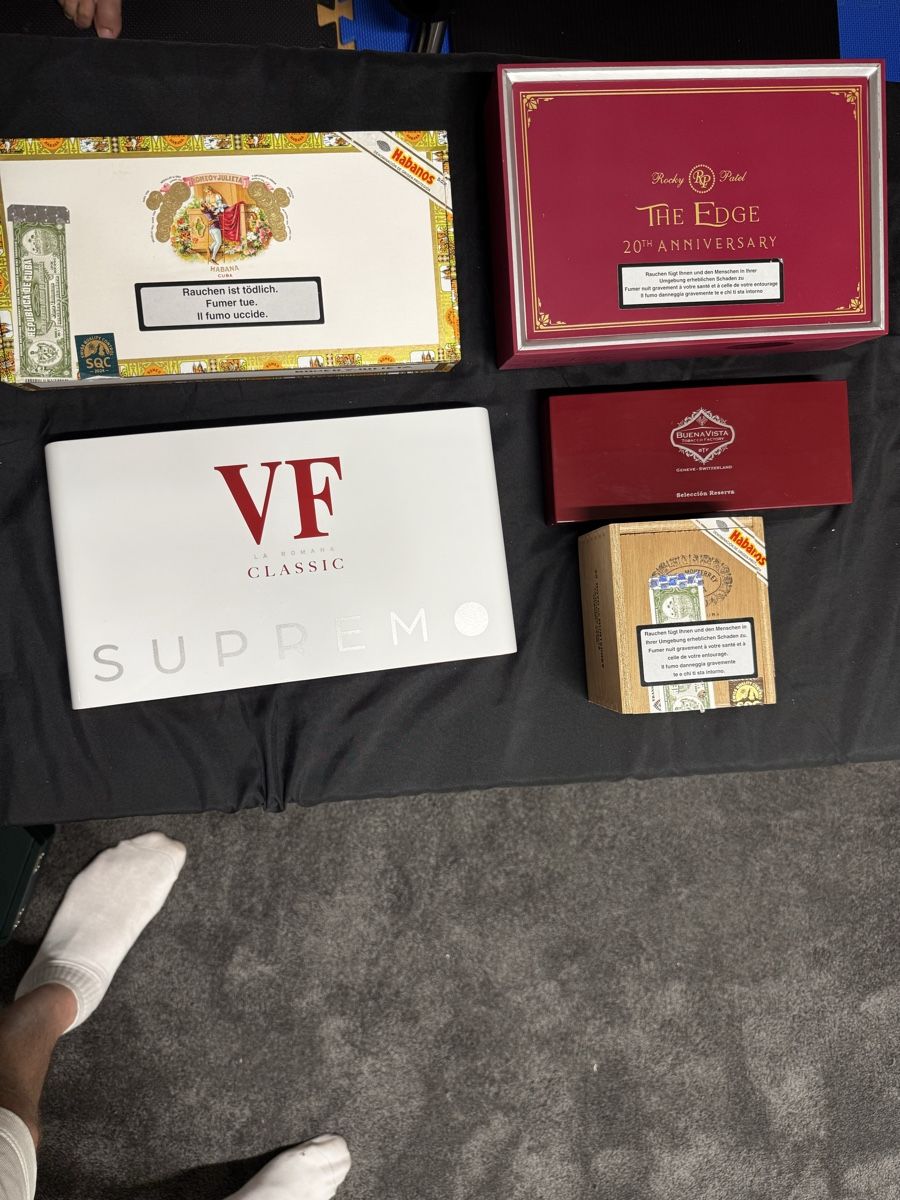 Sigari: Selection of Empty Cigar Boxes, Various Brands, Wood! – Usato da Seuzach venduto da kaufes8 1