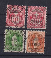 Genau anschauen ! Interessante Partie mit Vollstempel !