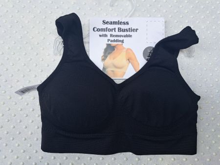 NEU! 2x Schwarzes Bustier, nahtlos, S/M mit Polsterung