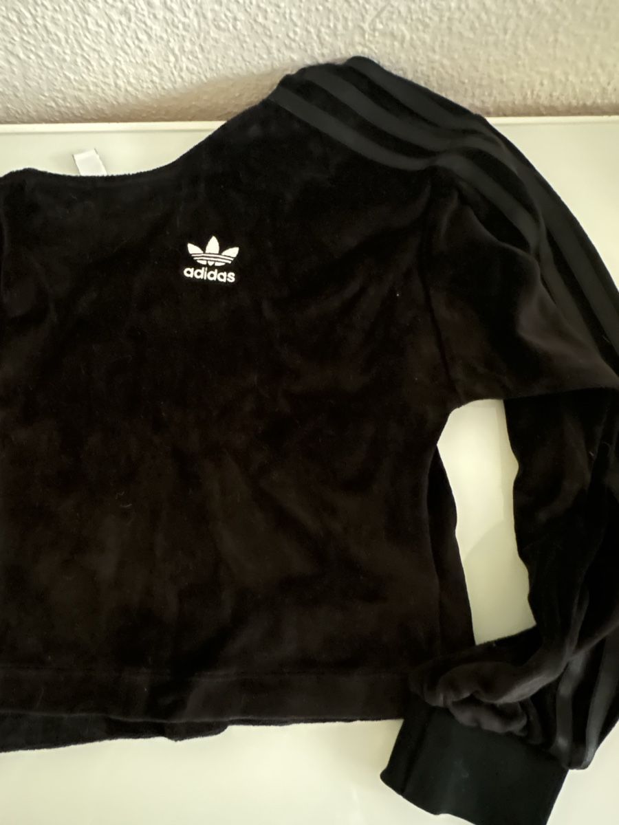 Adidas Maglioni & Felpe: Adidas Samt Crop Top, Schwarz, Gr. 38 – Usato da Zürich venduto da _aangela 1