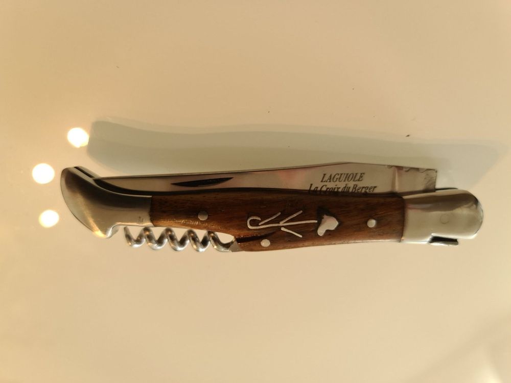Aiguiseur Couteau En Métal Croix Du Berger Laguiole - Affûteur Couteaux Et Ciseaux Fabrication Française