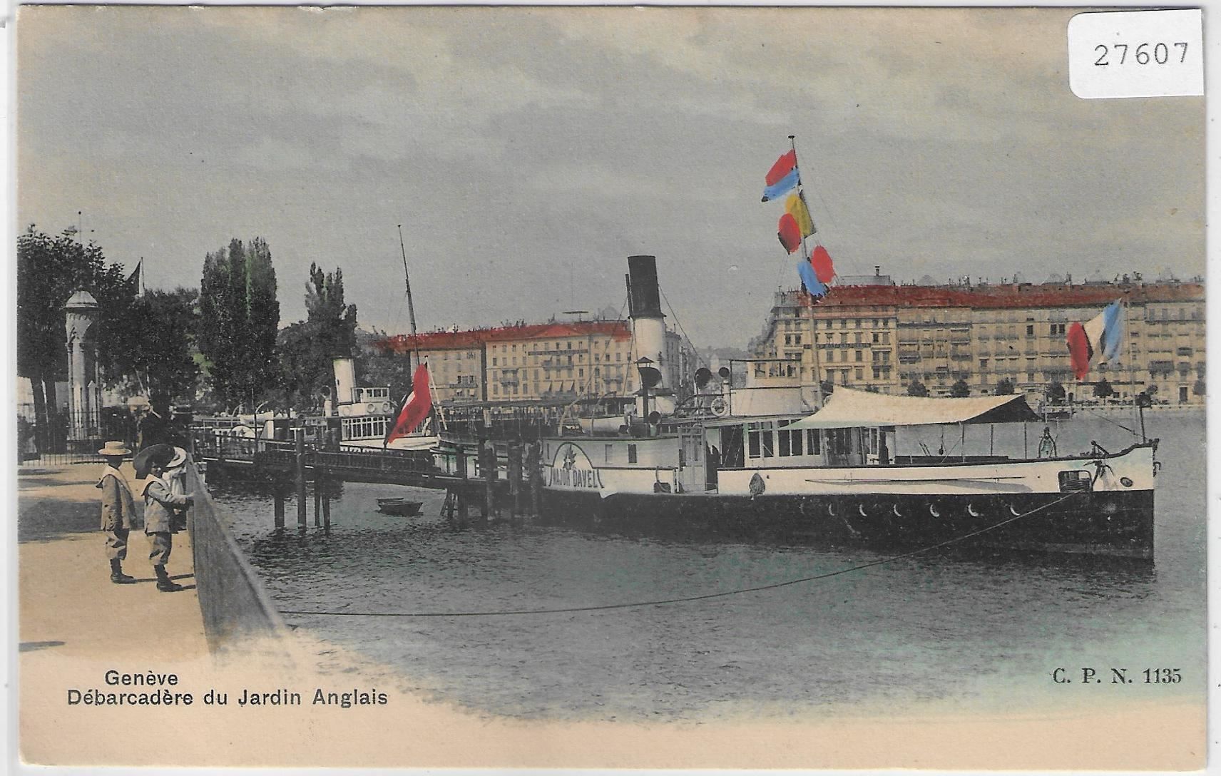 Cartoline postali: Geneve - Debarcadere du Jardin Anglais – Usato da Ettingen venduto da Kartenplanet