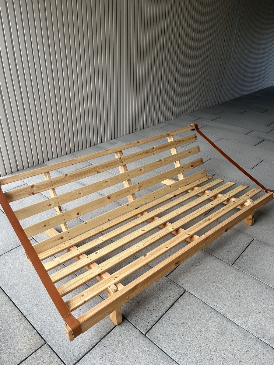 Divani: Karup design Sofa Bett Holzgestell hellgrau – Usato da Zürich venduto da cmono 1