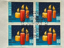 🎅👌 Wienacht-Tobel Sonderstempel 1994 Pro Juventute🕯️1994