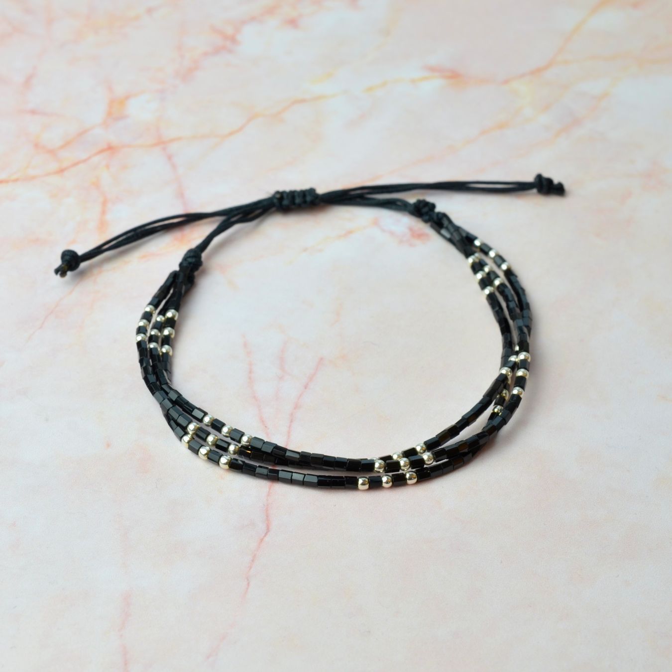 Bracciali & Braccialetti: Armband Glasperlen & Silber 925 (B0212) – Nuovo e nell'imballaggio originale da Effretikon venduto da Joiarte 2