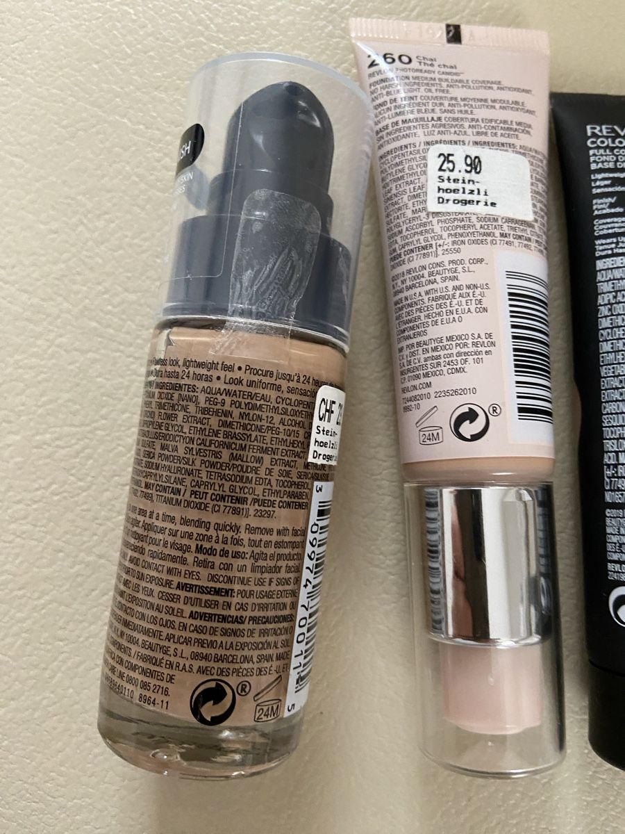 Make-up: REVLON FOUNDATION 6 STK VERSCHIEDENE GRÖSSE – Neu (gemäss Beschreibung) aus Zürich von schneeflocke303 4