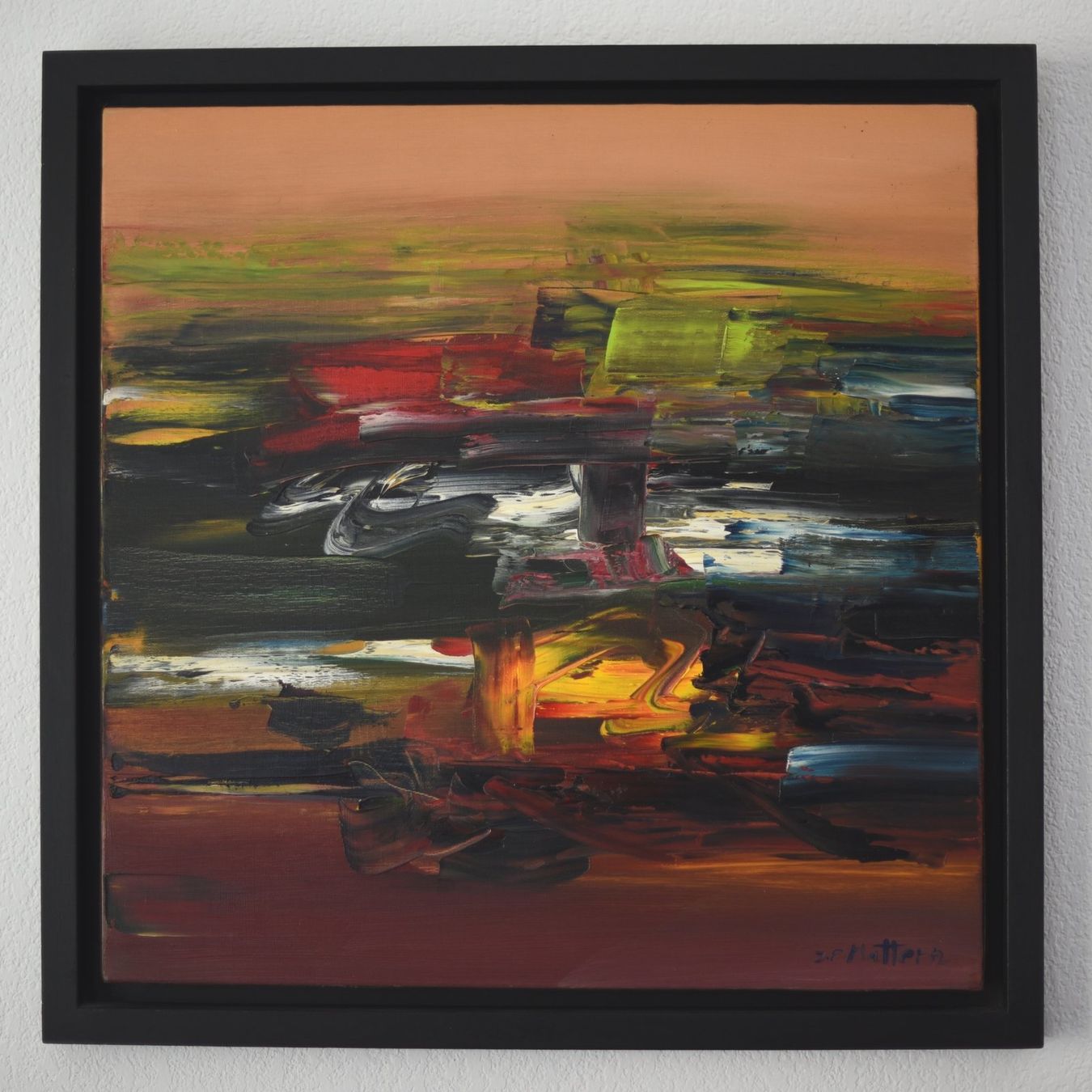 Gemälde: Tableau huile sur toile Jean-Pierre MATTERN – Gebraucht aus Genève von Leo_56_13