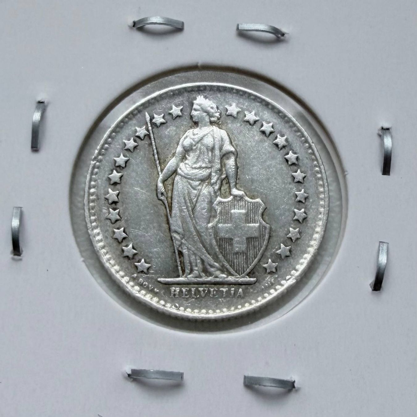 Tutti le monete: 1/2 Franken 1948 B Schweiz Silber – Usato da Sissach venduto da Valeriika
