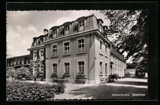 Cartoline postali: AK Rheinfelden, Sanatorium, 1952 – Usato da Berlin venduto da bartko-reher