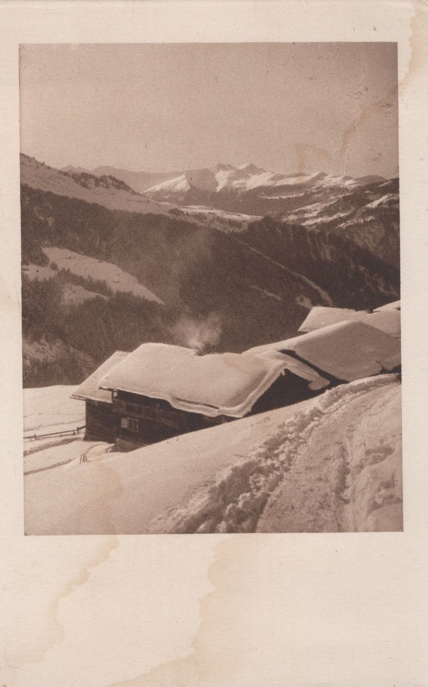 Cartoline postali: 0037 - Postkarte / Ansichtskarte - Winterlandschaft – Usato da Reinach BL venduto da Boston-Verkauf