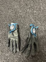 Reithandschuhe Kinder grau blau Grösse KXS neuwertig