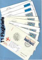 11 Flugpost- Briefe mit Brief Nr.44 Zürich-Rio Kat.100.-
