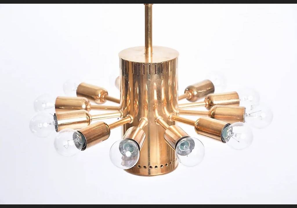 Lampadari & plafoniere: Space Age Deckenleuchter Messing – Usato da Zürich venduto da IndividumCH 3