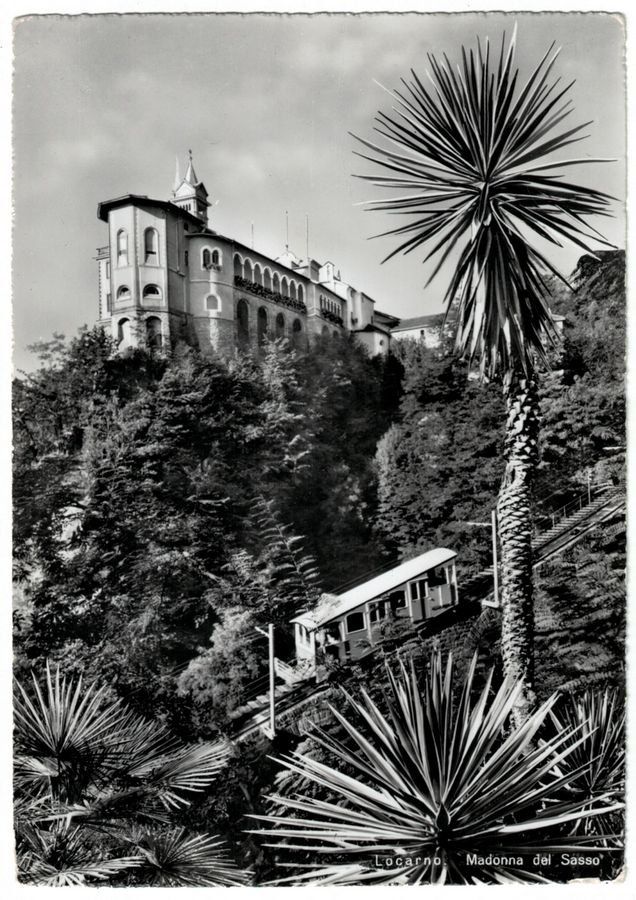 Cartoline postali: Locarno, funivia Madonna del Sasso – Usato da Frauenfeld venduto da POML