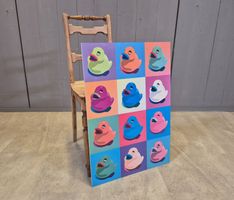 IKEA Knista Pop Art Bild: Ducks by Clara Wells