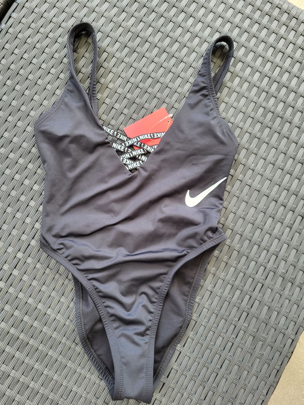 Nike Costumi da bagno & Bikini: Badekleid Nike schwarz – Nuovo e nell'imballaggio originale da Matzendorf venduto da hauli2 1