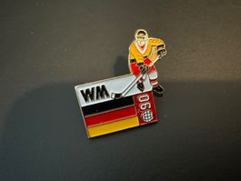 Pin WM 1990 Eishockey Hockey Sport Ice Hockey