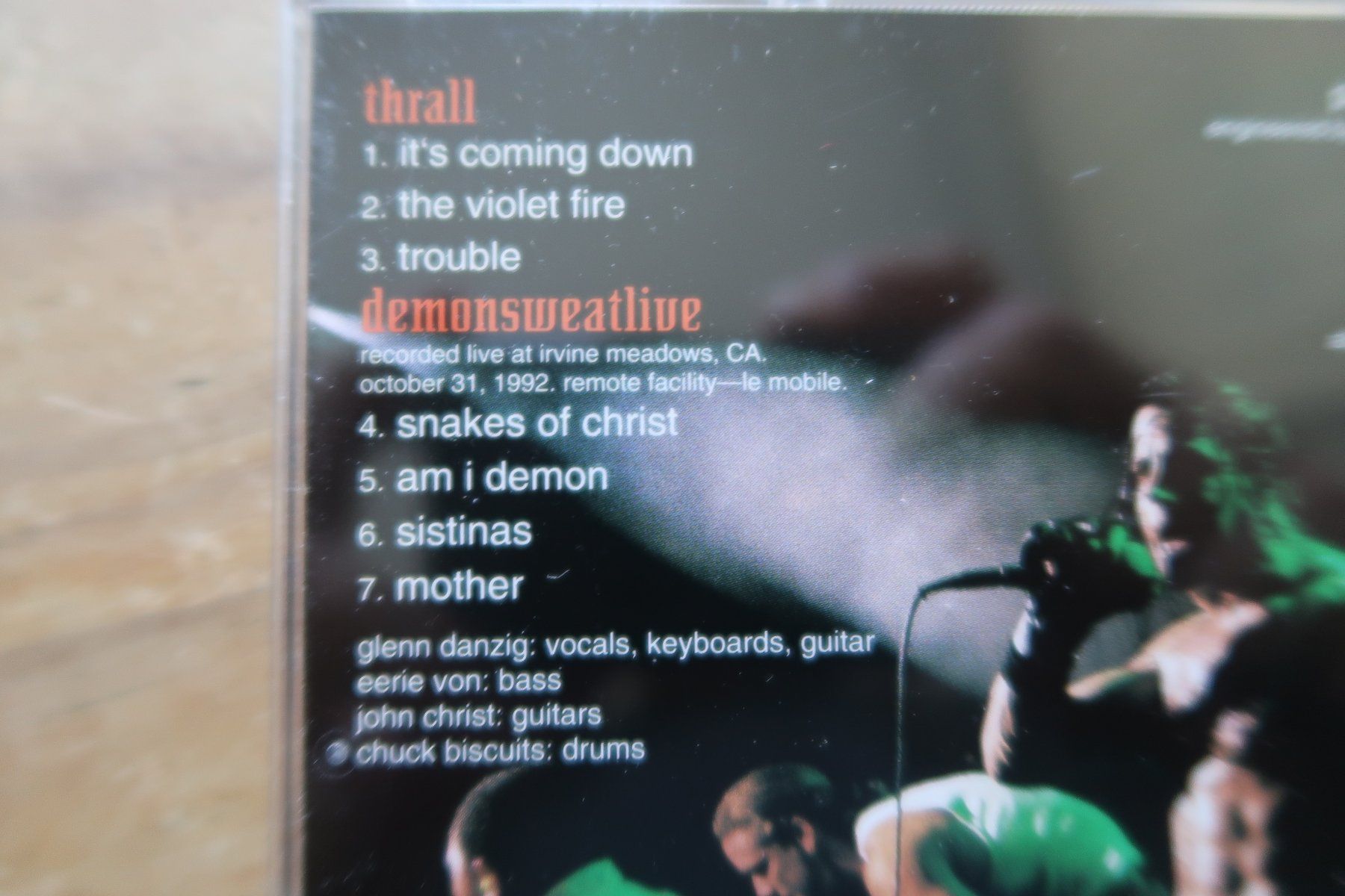 CDs: DANZIG - THRALL-DEMONSWEATLIVE - CD – D'occasion à Basel par Patiscat 2