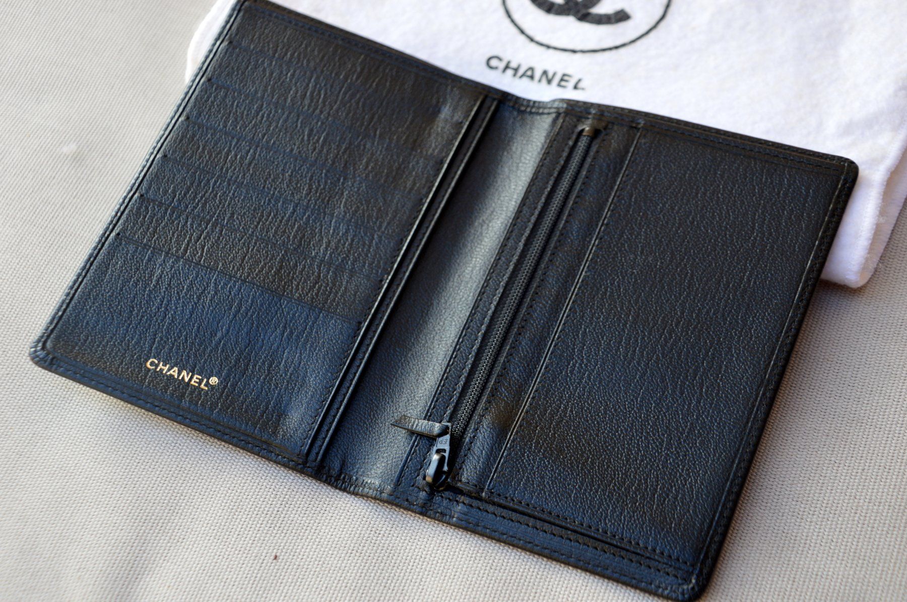 Chanel Portemonnaie: Portefeuille CHANEL Geldbörse Wallet – Gebraucht aus Collonges von Auganien 4