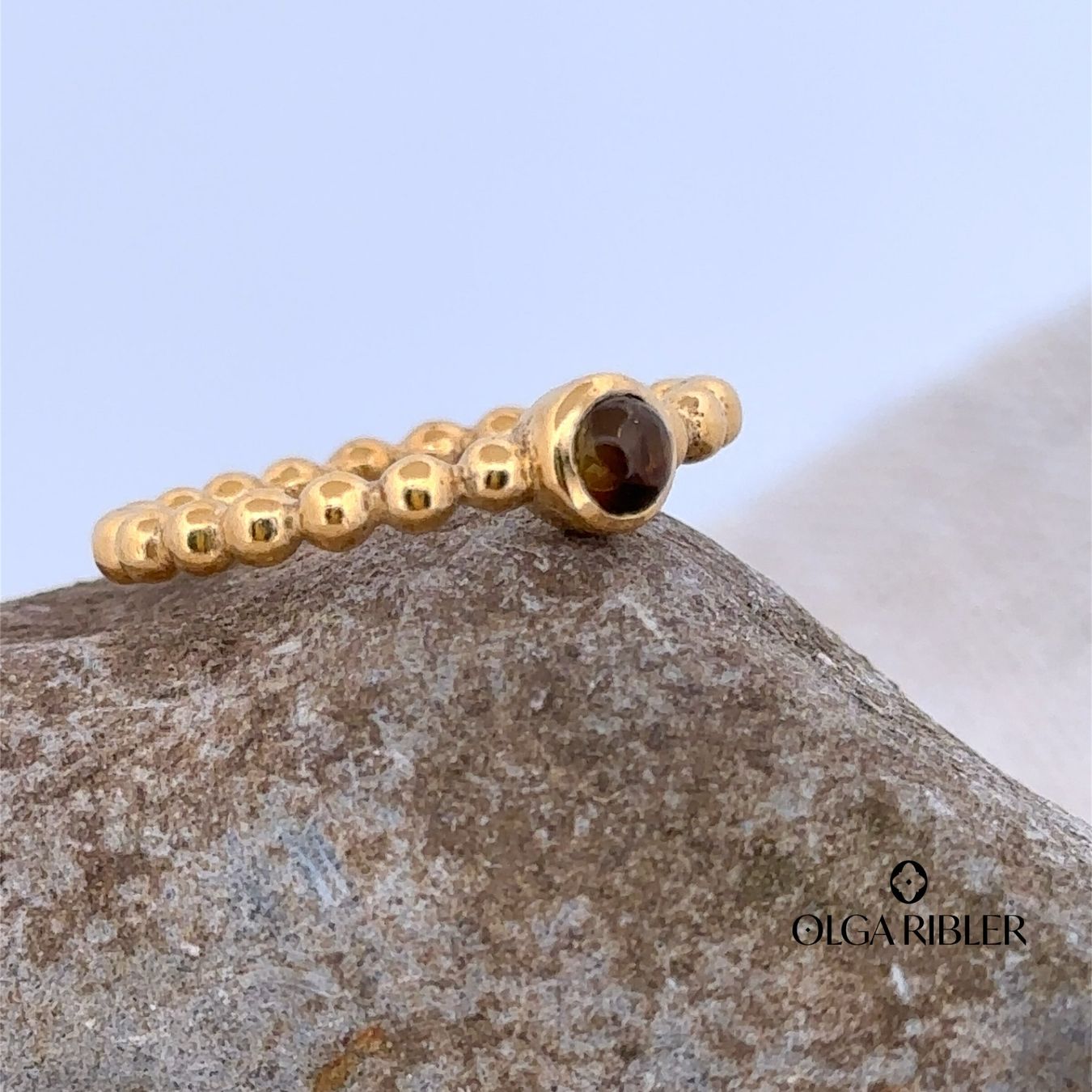 Olga Ribler Anelli: Feiner Silber Ring 925 mit Turmalin Grösse 56 – Nuovo (secondo la descrizione) da Luzern venduto da Schmuckoutlet 2