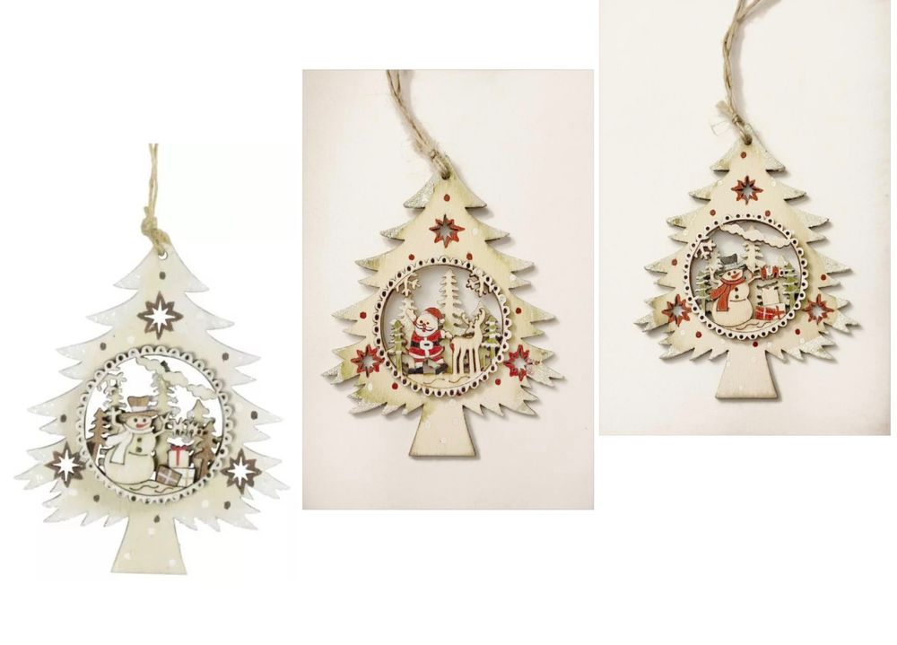 60cm Mini Weihnachtsbaum Mit Deko | Tannenbaum Für Tisch & Büro Inkl. Schmuck