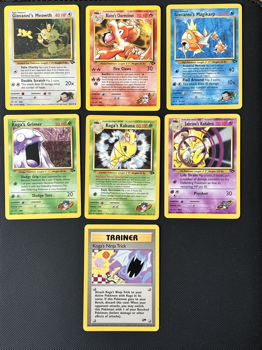Pokémon Sammelbilder & Trading cards: Pokemon Gym Challenge Lot – Gebraucht aus Zollikon von inf_l5jd