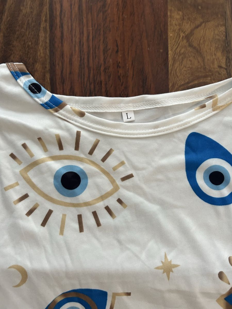 Negligees & Pyjamas: Damen Pyjama mit "Evil Eye" Grösse L, Neu ! – Neu und originalverpackt aus Zürich von Nutla 4