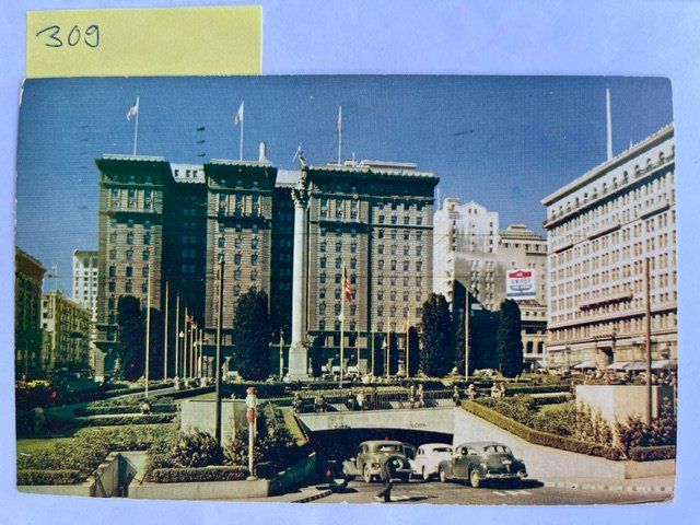 Cartoline postali: Union Square San Francisco SC64-Union Square, alt – Usato da Niederwil AG venduto da dahu75
