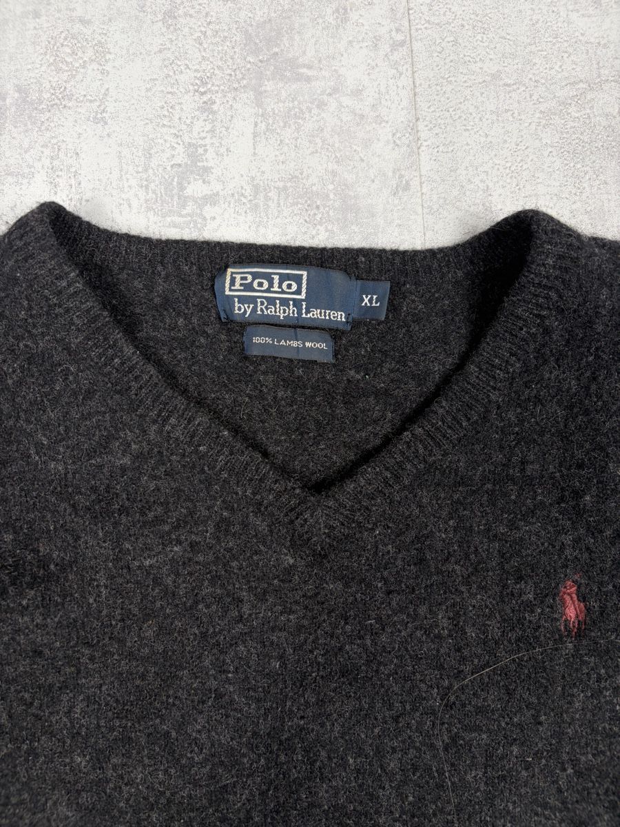 Ralph Lauren Maglioni & Felpe: Pull col V en laine Ralph Lauren Gris - S – Nuovo (secondo la descrizione) da Hauterive NE venduto da Leo_o 1