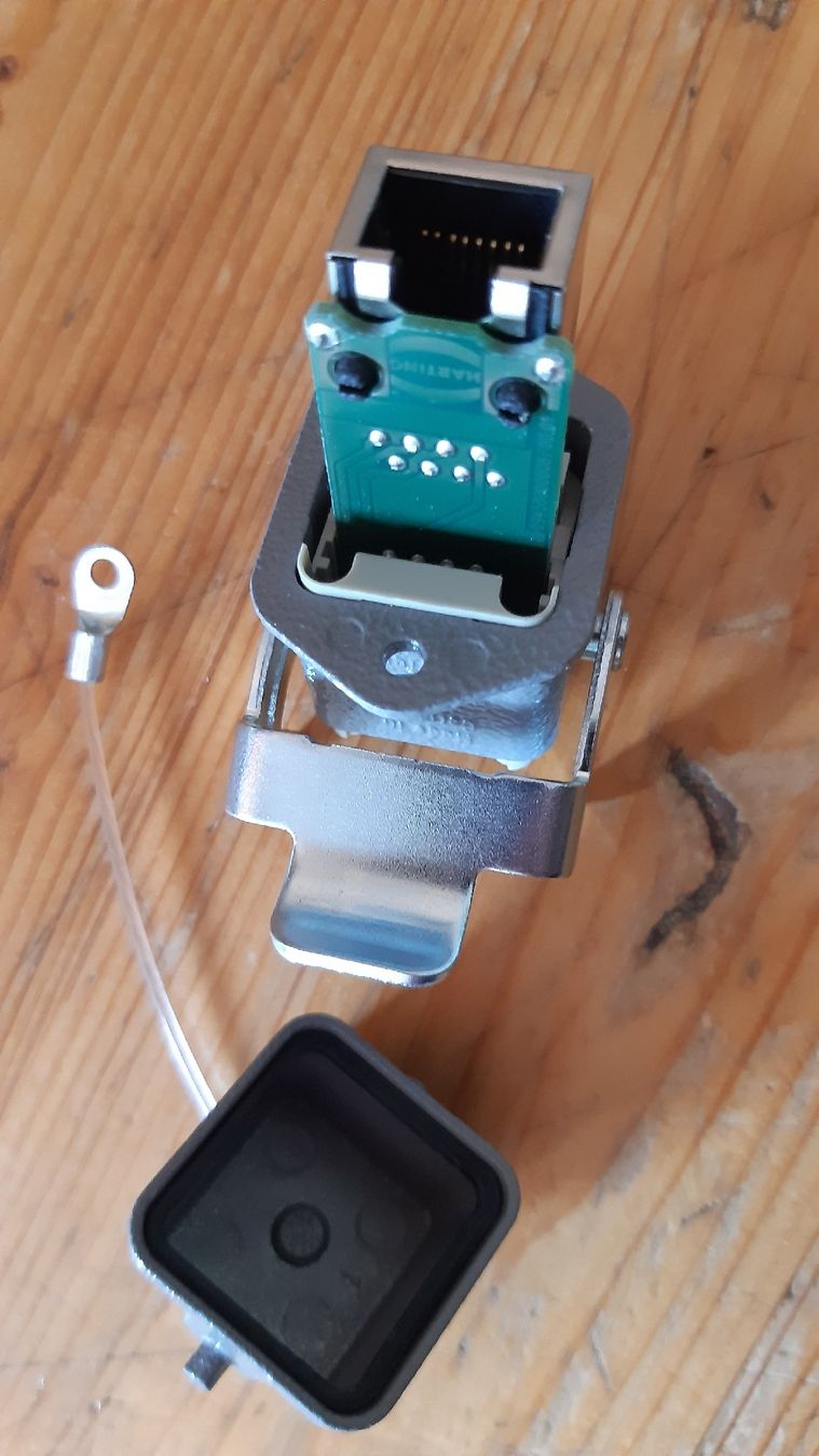Spine: HARTING RJ45 Einbausteckverbinder, – Nuovo (secondo la descrizione) da Oey venduto da Parkplatzbrocki 1