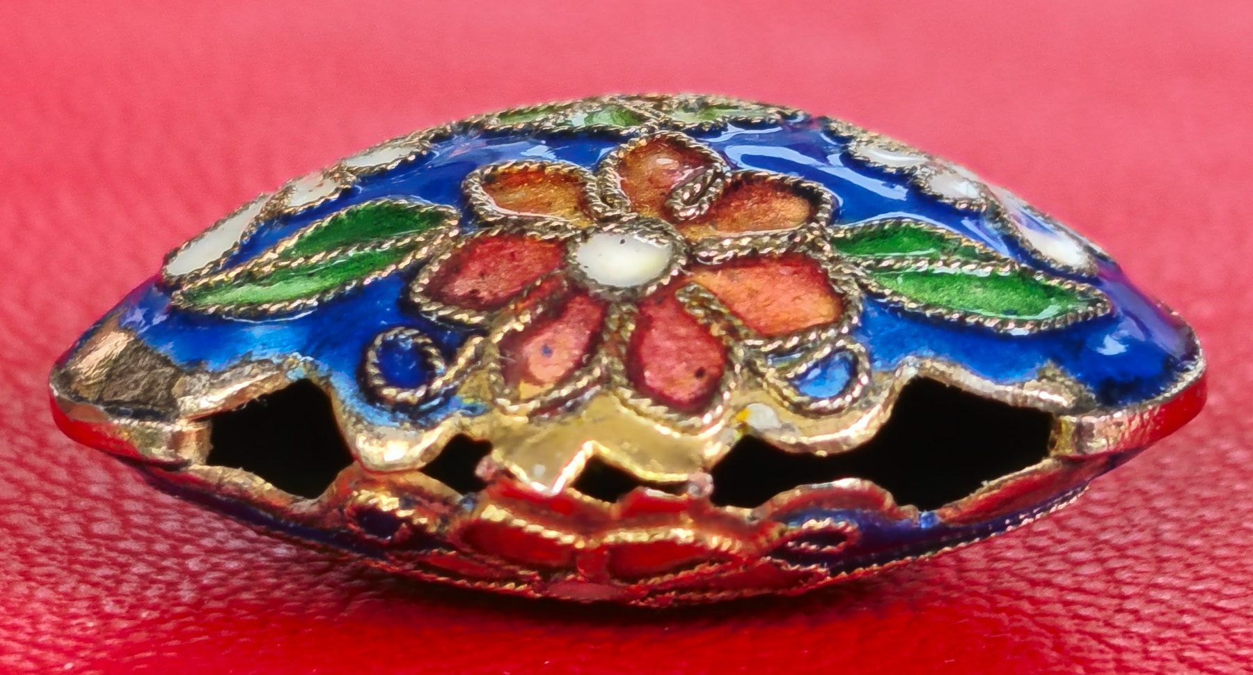Ciondoli: Vintage Cloisonné-Herzanhänger – Usato da Zürich venduto da Tanteemma369 3
