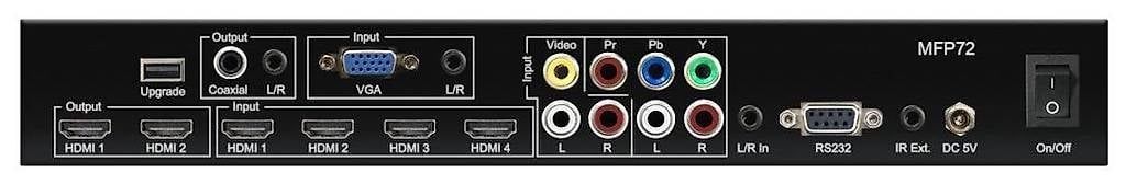 Convertitori: Switch de présentation vidéo 4 in HDMI / 2 OUT  Blustream – Usato da Puidoux venduto da fourmi22 1
