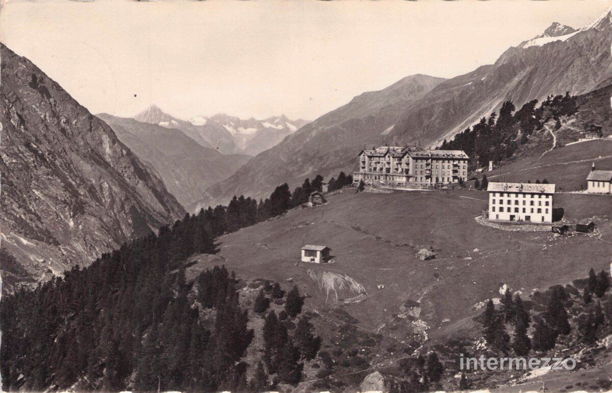 Cartoline postali: Zermatt VS // 1944 Riffelberg – Usato da Basel venduto da intermezzo12