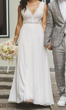 Brautkleid Grösse 36/38, Daalarna Couture