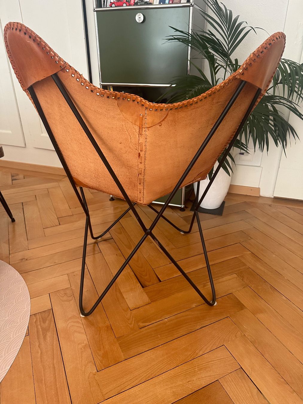 Livique Poltrone: Ledersessel / Butterfly Chair braun – Usato da Bern venduto da sarapha 2