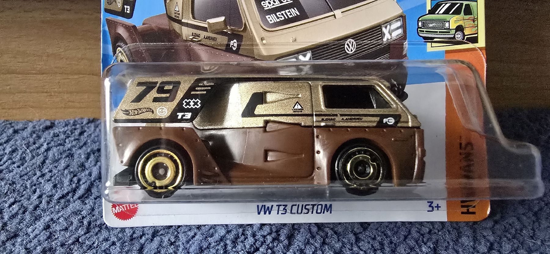 Volkswagen Modellini d'auto: VW T3 Custom – Nuovo e nell'imballaggio originale da Merligen venduto da SwissMini27 3