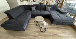 Urgent !! Canapé en U gris anthracite