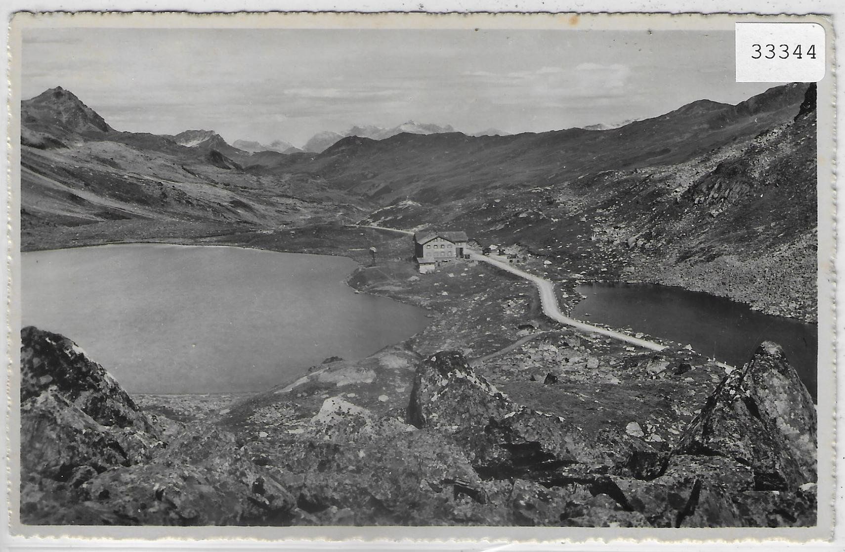 Ansichtskarten: Flüelapass - Hospiz, Schottensee und Schwarzsee – Gebraucht aus Ettingen von Kartenplanet