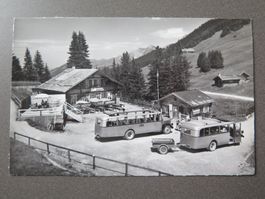 ADELBODEN - RESTAURANT GEILSBRÜGGLI - 2 SAURER-POSTAUTOS