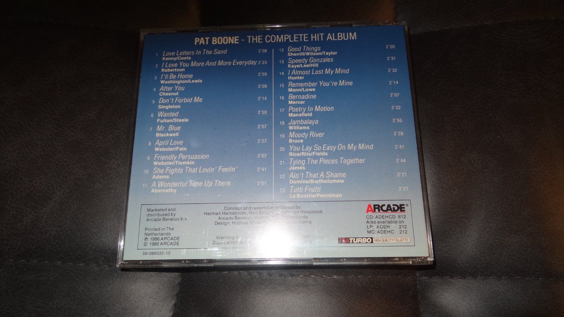 CD: Pat Boone - The Complete Hit Album CD – Usato da Olten venduto da Disc-Ausverkauf 1