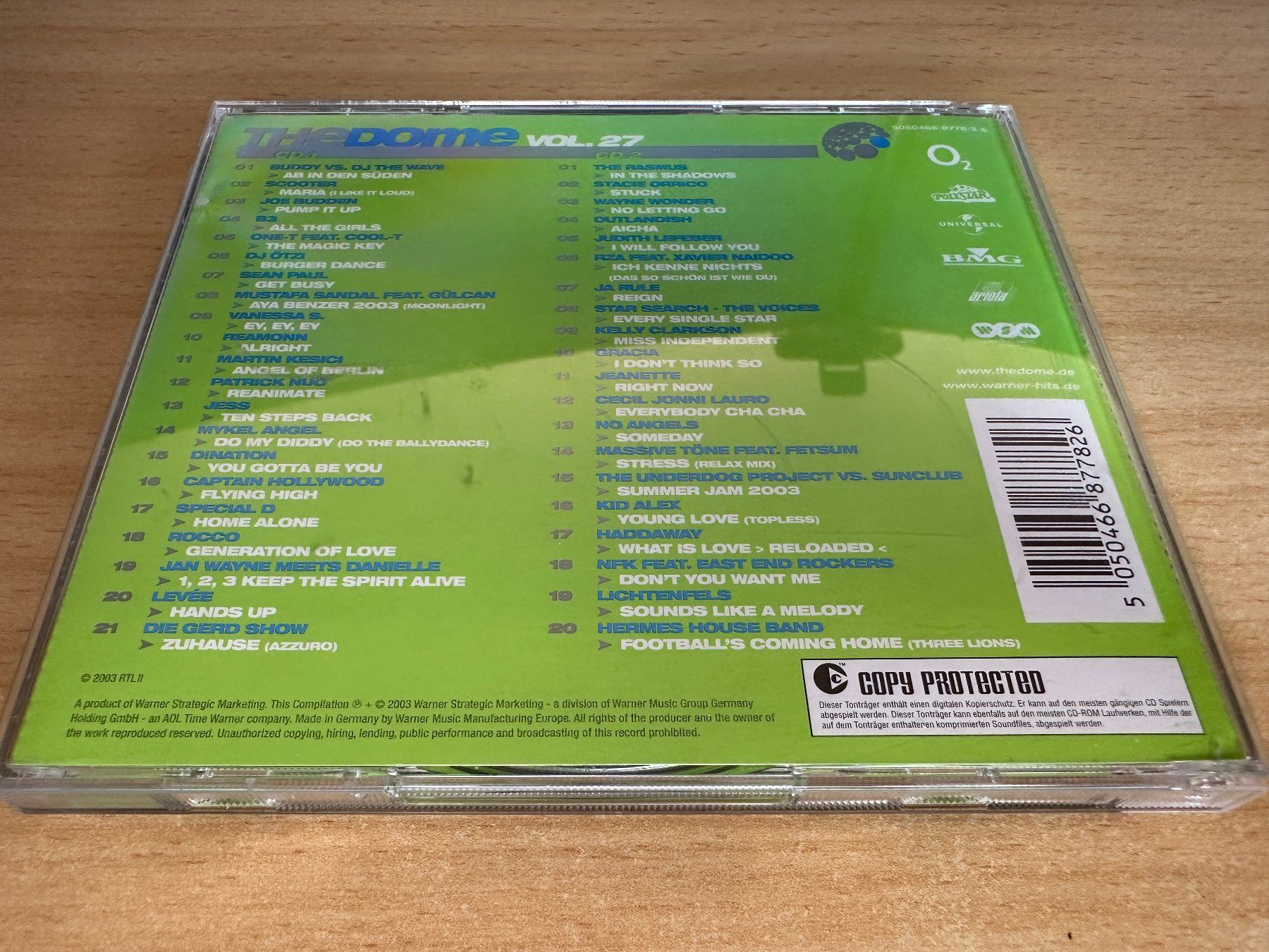 CDs: Various – The Dome Vol. 27 - 2 CD – Gebraucht aus Rikon im Tösstal von Alpenmutz 1