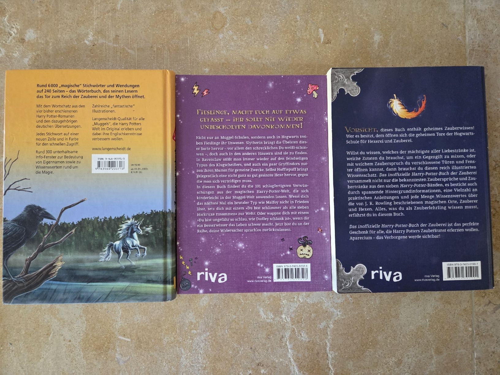 Livres: Book bundle - 3x inoffizielle Harry Potter Bücher – Neuf (Voir description) à Magden par lil_wwh9 1
