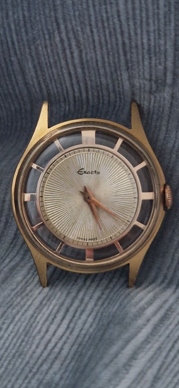 Orologi: Exacto Handaufzug Herrenuhr  – Usato da Reiden venduto da Flohmarkt-77 4